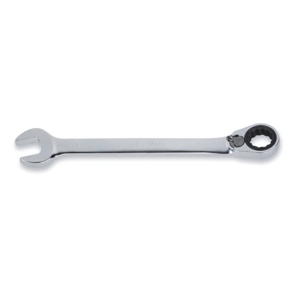 Beta 21x21, 12 pt. Reversible Ratcheting Combination Wrench, Chrome plated 001420021